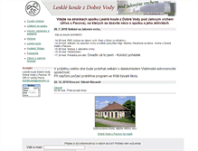 Tablet Screenshot of lesklekoule.cz